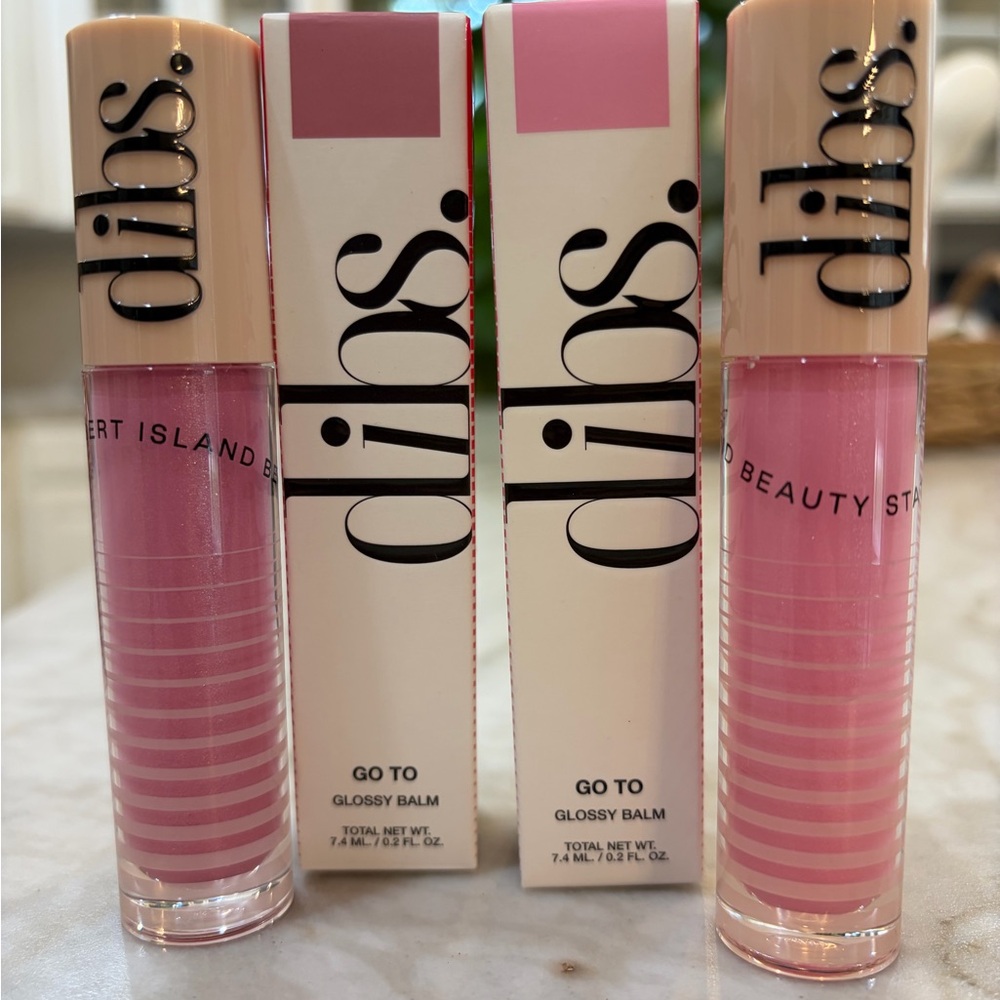 2 Dibs Go To Glossy Lip Balms- Italian Soda and Rock Candy 0.2 oz 7.4 ml BNIB